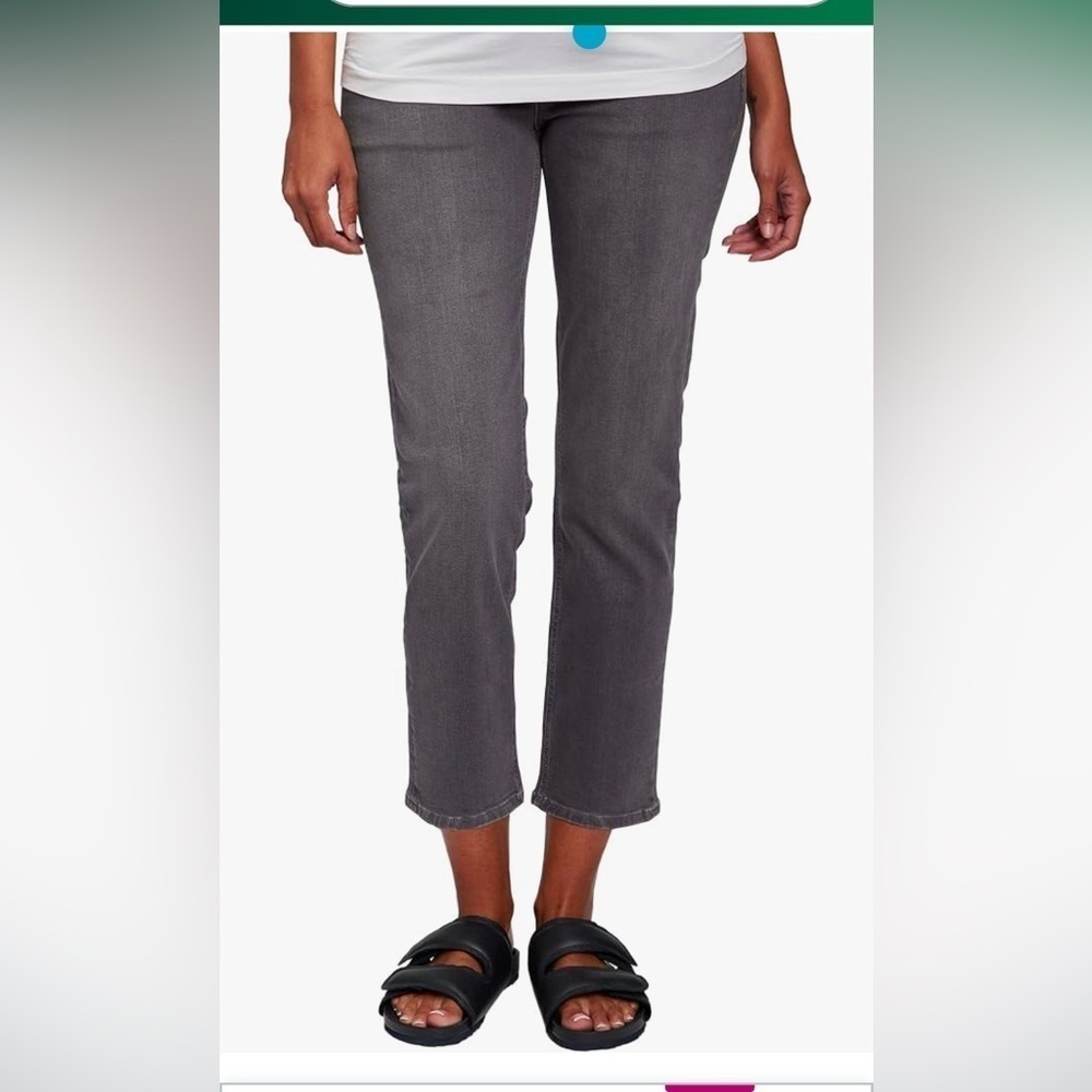 NWT GAP Women's Maternity True Waistband Full Panel Cheeky Straight Jeans